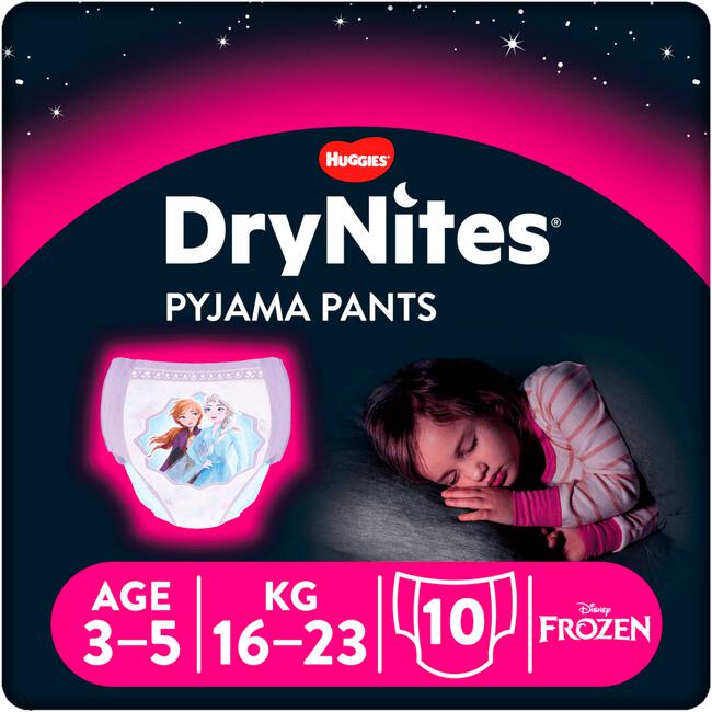 DryNites Luierbroekjes - Meisjes 3 Tot 5 Jaar (16 - 23 kg) Met FROZEN-design