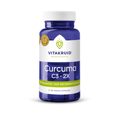 Vitakruid curcuma C3-2X 60 vegan caps
