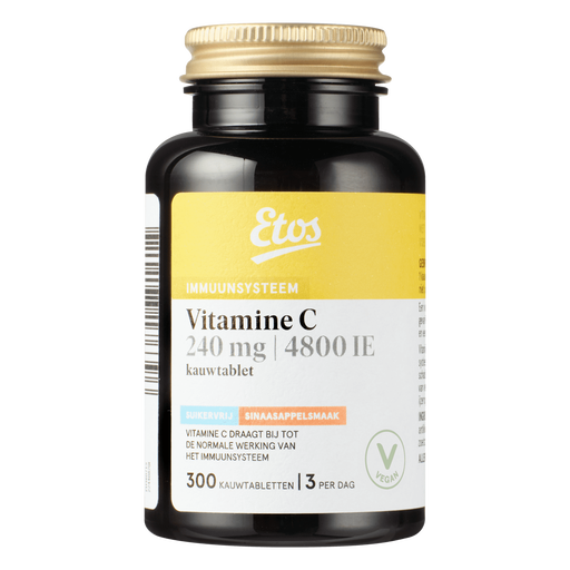 Etos Vitamine C 240 MG Suikervrij Tabletten 300 stuks