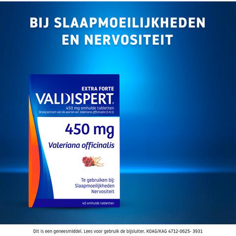 Valdispert Extra Forte 450 mg 40 tabletten