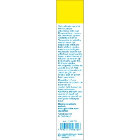 Gehwol Voetbalsem voor de Normale Huid Voetverzorging 125 ML