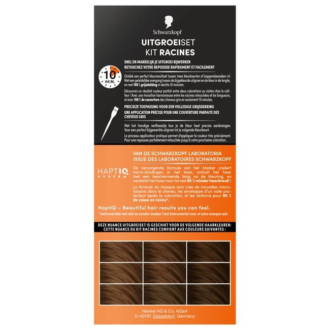 Schwarzkopf Permanent Color Uitgroeiset R2 Goudbruin