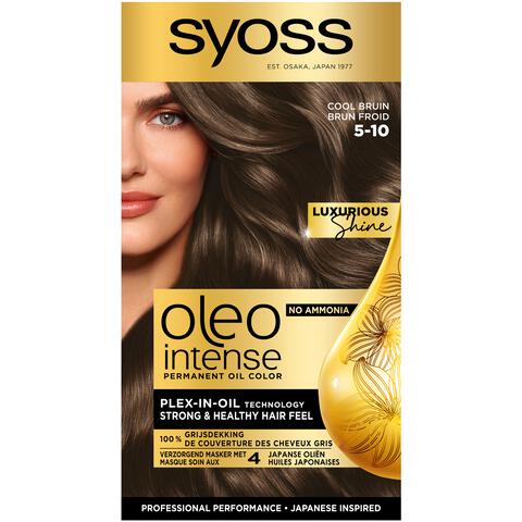 Syoss Oleo Intense Permanente Haarkleuring 5-10 Cool Bruin