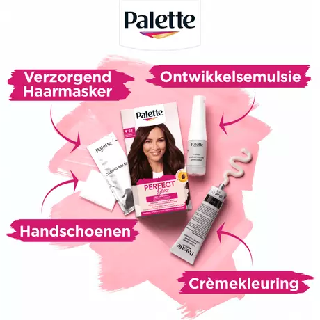 Poly Palette Perfecte Gloss Color Haarverf 468 Subtiel Mahonie