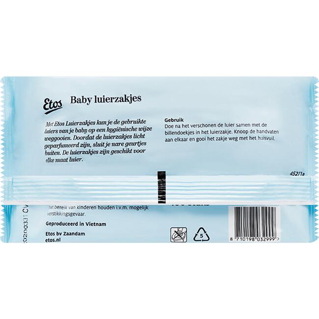 Etos Baby Luierzakjes 100 stuks