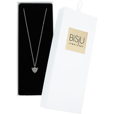 BiSjU Jewellery Ketting met Locked Eye Silver Plated - SS