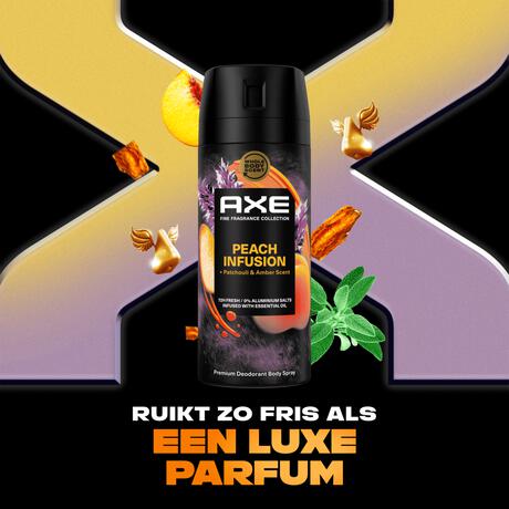 AXE Fine Fragrance Peach Infusion Deodorant Bodyspray 150 ML