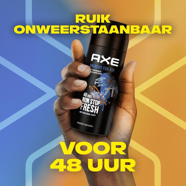genetisch Identificeren Pygmalion Axe Anarchy for Him Deodorant Bodyspray 150 ML 150 ML | Etos