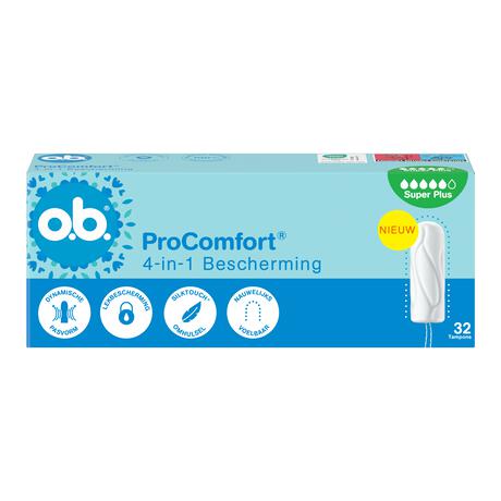 O.B. Pro Comfort Advanced Super Plus Tampons 32 Stuks