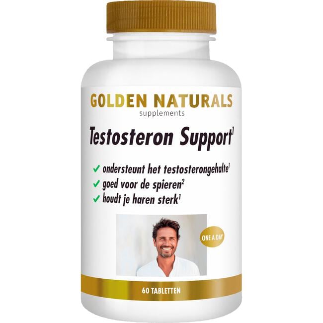 Golden Naturals Testosteron Support Tabletten 60 stuks