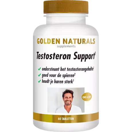 Golden Naturals Testosteron Support Tabletten 60 stuks