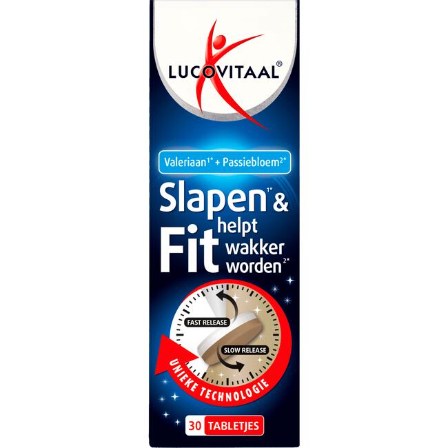 Lucovitaal Slapen & Fit Wakker 30 stuks