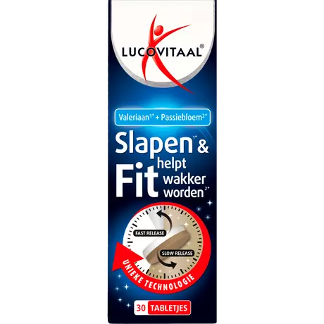 Lucovitaal Slapen & Helpt Fit Wakker Worden Tabletten 30 stuks