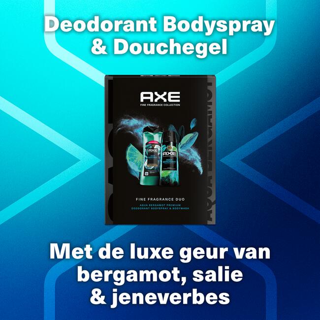 Axe Duo Set Fine Fragrance Aqua Bergamot Geschenkset