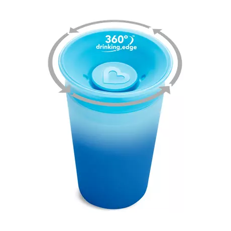 Munchkin Miracle 360° Color Changing Anti-Lek Drinkbeker Blauw