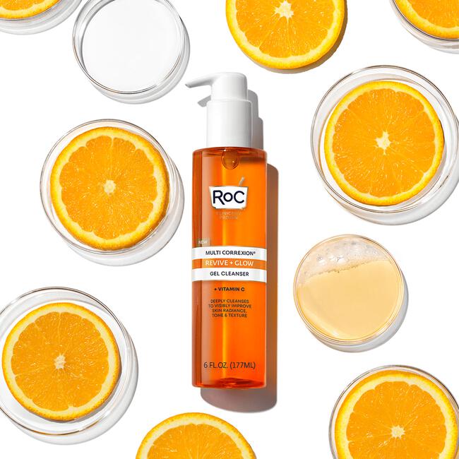 RoC Multi-Correxion Revive & Glow Vitamin C Gel Cleanser 177 ML
