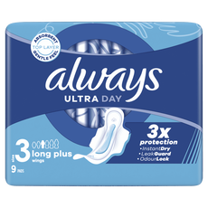 Always Ultra Maandverband Long Plus Met Vleugels 9 stuks