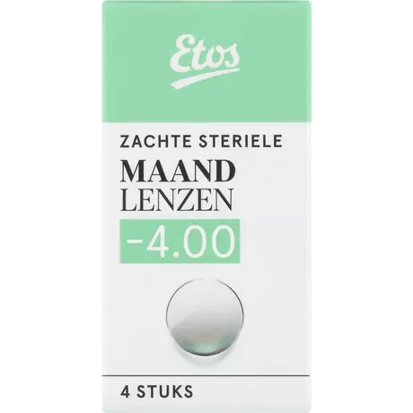 Etos Zachte Maandlenzen -4.00 4 stuks