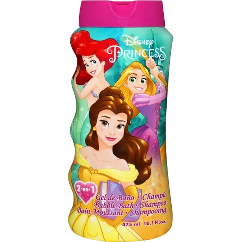 Disney Princess 2-In-1 Bubble Bath & Shampoo 475 ML