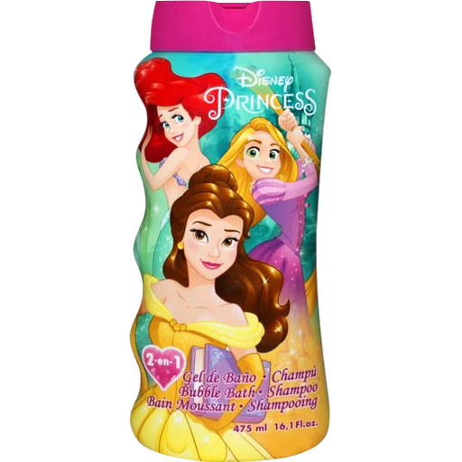 Disney Princess 2-In-1 Bubble Bath & Shampoo 475 ML
