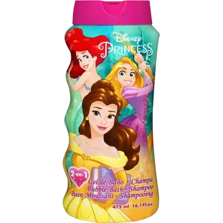 Disney Princess 2-In-1 Bubble Bath & Shampoo 475 ML