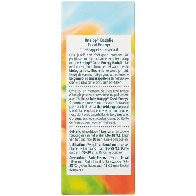 Kneipp badolie good energy 100ml