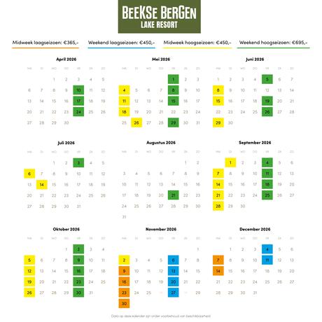 Lake Resort Beekse Bergen Weekend Hoogseizoen