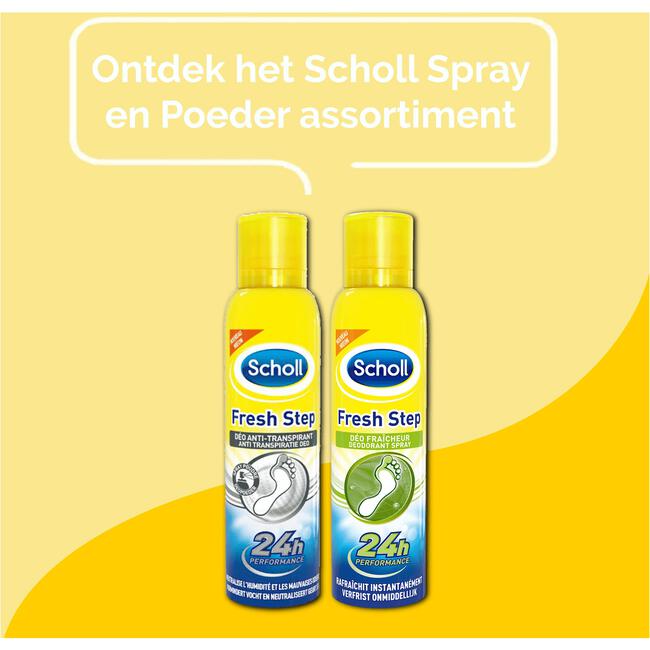 Scholl Voetdeodorant Fresh Step Voetenenspray 150 ML