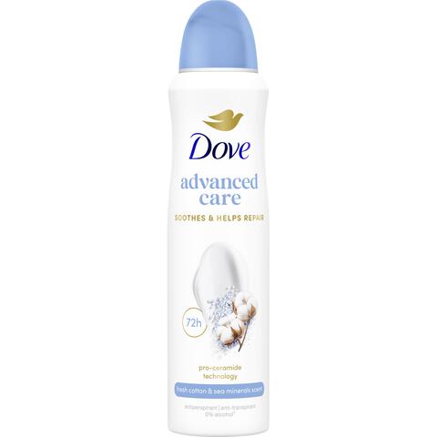 Dove Advanced Care Fesh Cotton & Sea Minerals Deodorant Spray 150 ML