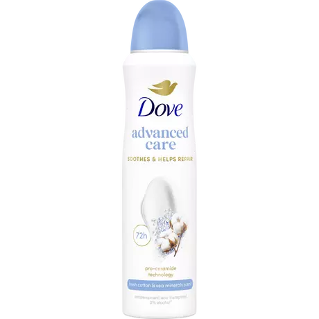 Dove Advanced Care Fesh Cotton & Sea Minerals Deodorant Spray 150 ML&nbsp;