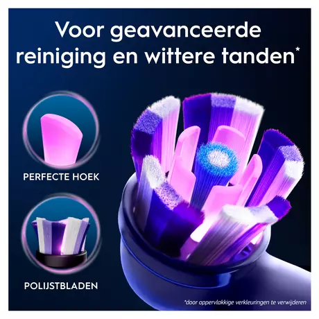 Oral-B iO Radiant White Opzetborstels Wit 2 Stuks
