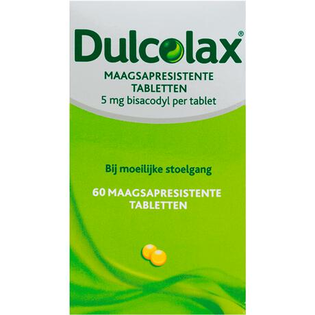 Dulcolax Bisacodyl Omhulde Tabletten 5 MG 60 Tabletten