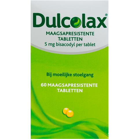 Dulcolax Bisacodyl Omhulde Tabletten 5 MG 60 Tabletten