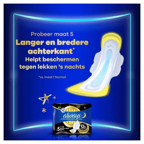 Always Ultra Maandverband Long Met Vleugels GP 32 Stuks