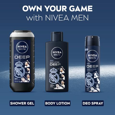 NIVEA MEN Deep Shower Gel Real Madrid 250 ML