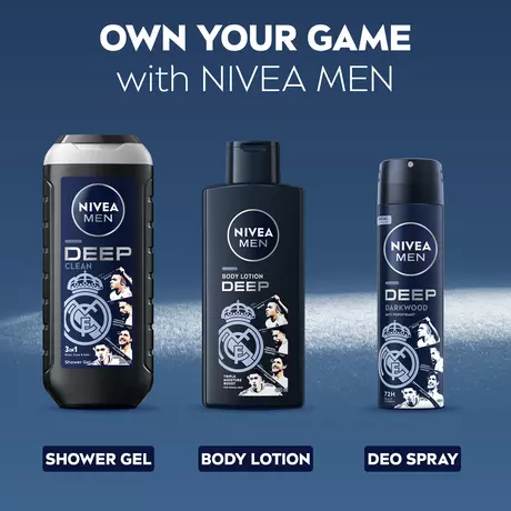 NIVEA MEN Deep Shower Gel Real Madrid 250 ML