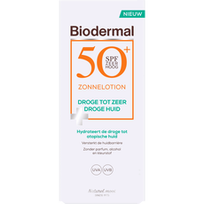 Biodermal Zonnelotion SPF 50+ Zeer Droge Huid 150 ML