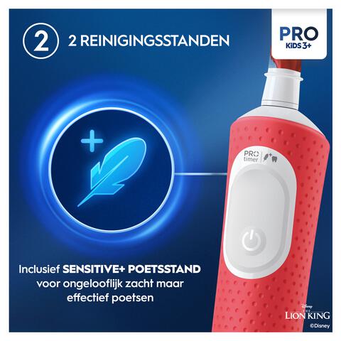 Oral-B Pro Kids 3+ Lion King Elektrische Tandenborstel 