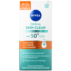 NIVEA Derma Skin Clear Daily Fluid Spf50+ 40ML