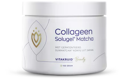 Vitakruid Collageen Solugel Matcha Poeder 150 gram