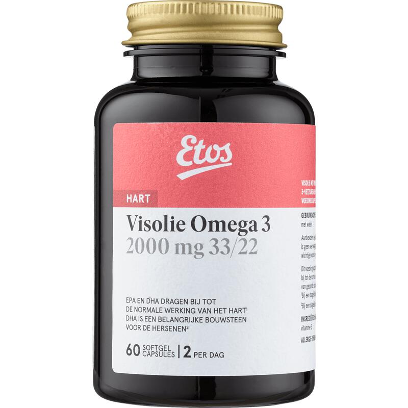 Etos Visolie Omega 3 2000 MG 33/22 Capsules 60 stuks