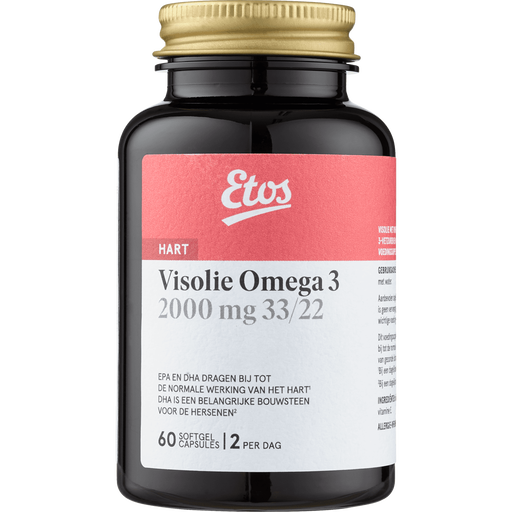 Etos Visolie Omega 3 2000 MG 33/22 Capsules 60 stuks