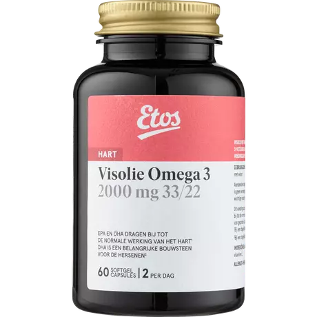 Etos Visolie Omega 3 2000 MG 33/22 Capsules 60 stuks