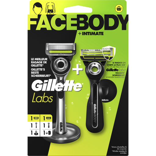 GilletteLabs Face & Body Navulmesjes Duopak