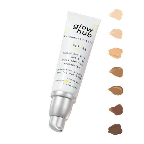 Glow Hub Defend Yourself Face Sunscreen Tinted Spf30 Worth Defending 50Ml