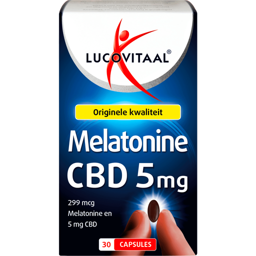 Lucovitaal Melatonine CBD 5 MG Capsules