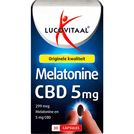 Lucovitaal Melatonine CBD 5 MG Capsules