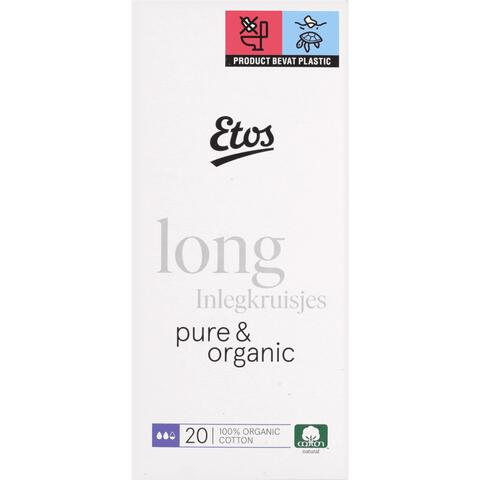 Etos Pure & Organic Long Inlegkruisjes 20 stuks
