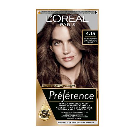 L'Oréal Paris Préférence Permanente Haarverf 4.15 Caracas