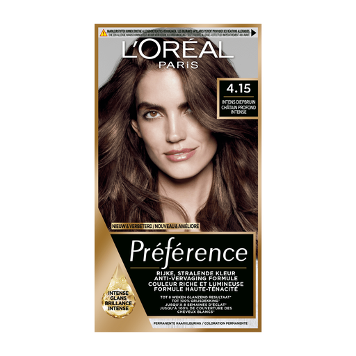 L'Oréal Paris Préférence Permanente Haarverf 4.15 Caracas